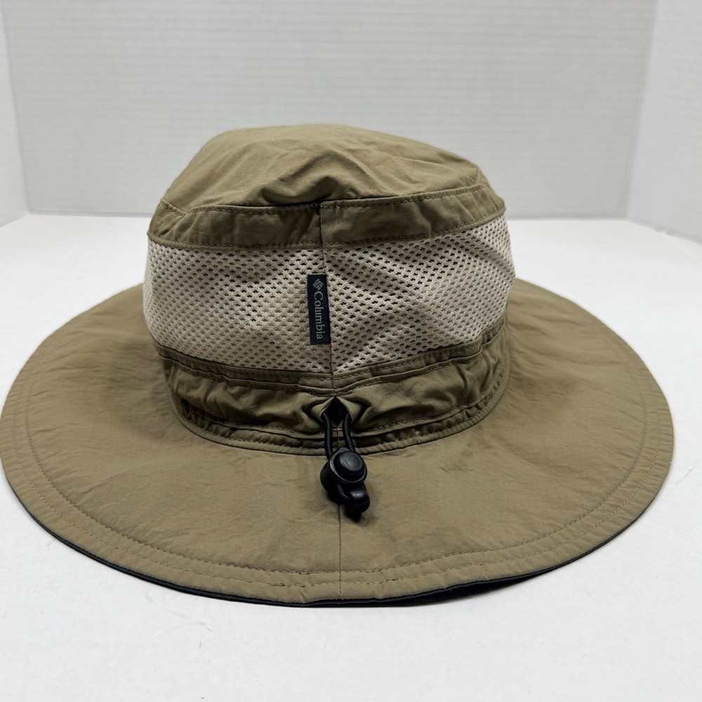 Columbia Boonie Hat Khaki Wide Brim Safari Hiking Fishing Sun Hat Size Small